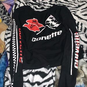 Corvette Cropped Long Sleeve Shirt